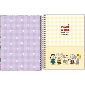 Caderno colegial Snoopy 10 matérias 160 folhas Tilibra