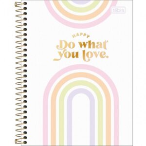Caderno Colegial Happy Color Tilibra 10 matérias 160 folhas