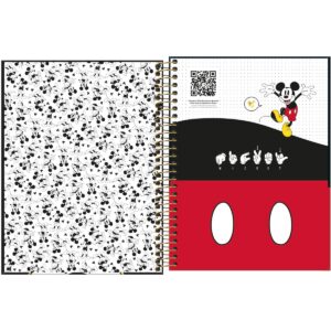Caderno colegial Mickey 10 matérias 160 folhas Tilibra