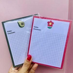 Bloquinho de notas