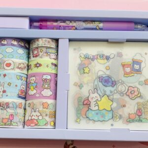 caixa washi tapes e adesivos