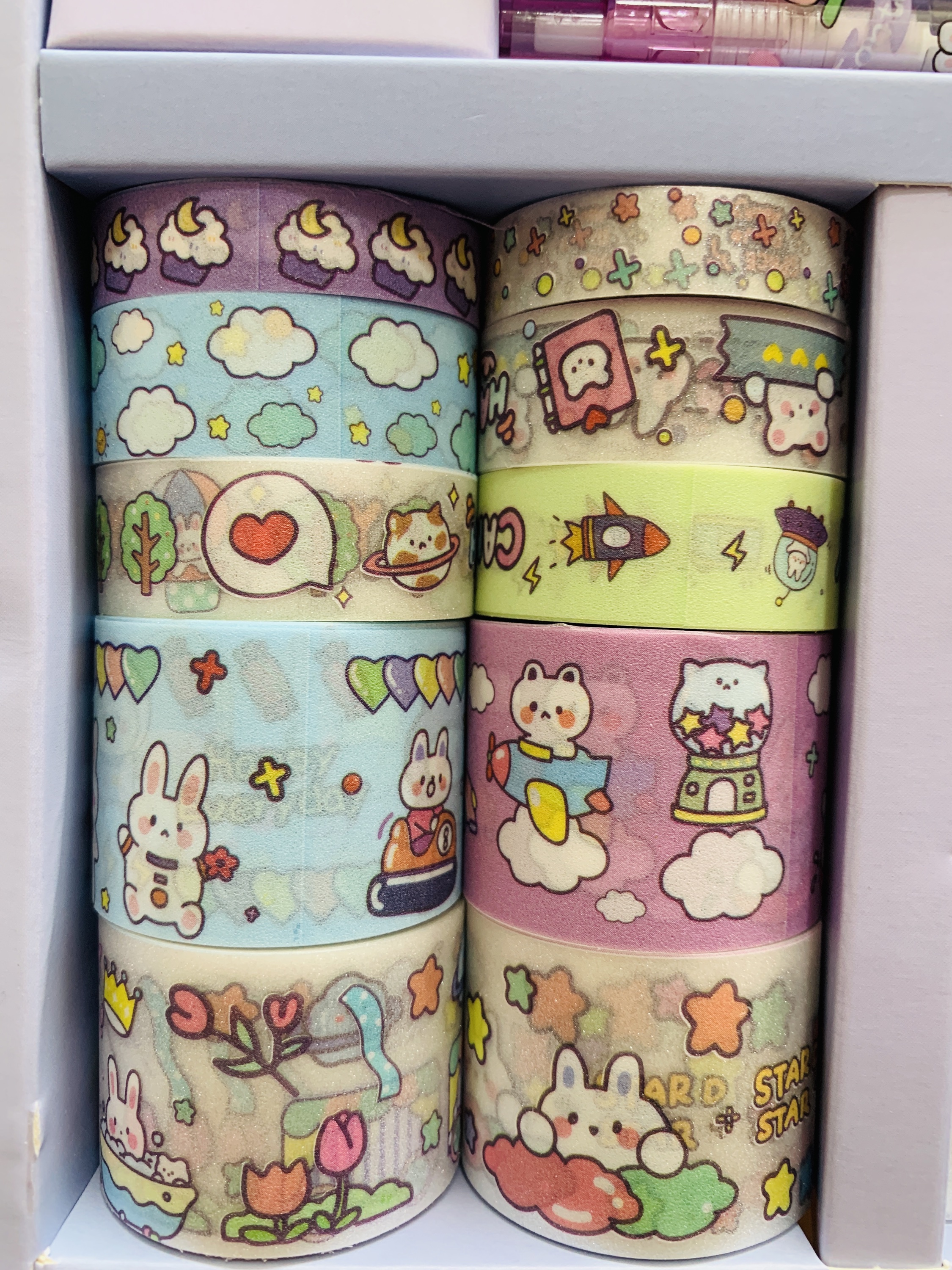 caixa washi tapes e adesivos - Imagem 4