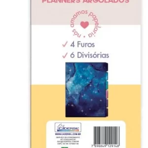 Divisorias decoradas galaxia para fichario colegial