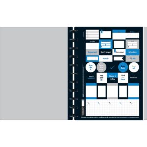 Caderno tilidisco universitário tilibra 10 matérias académie preto