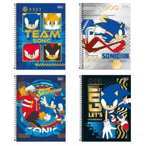 Caderno pequeno Sonic