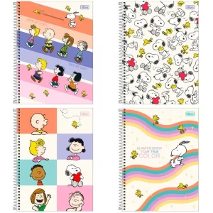 Caderno colegial Snoopy 10 materias