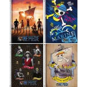 Caderno One Piece 10 materias serie netflix