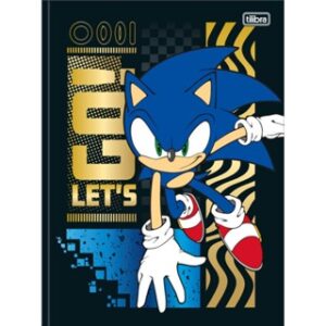 caderno universitario brochura Sonic 1 materia