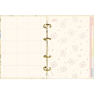 caderno argolado fichario pooh