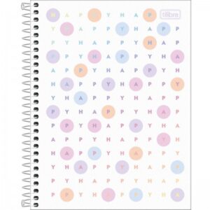 Caderno Colegial Happy 10 materias