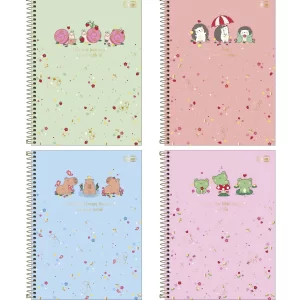 caderno Bichinhos Mellow10 materias