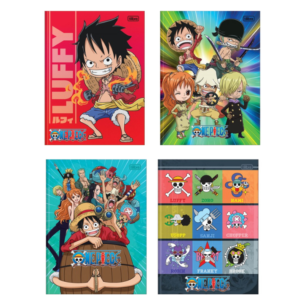 Caderno brochura One Piece 1 materia