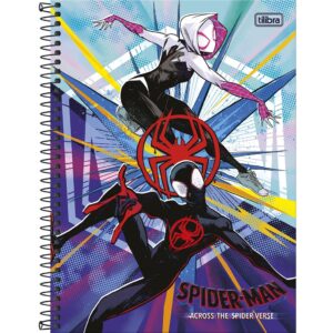 caderno Homem Aranha no Aranhaverso 10 materias