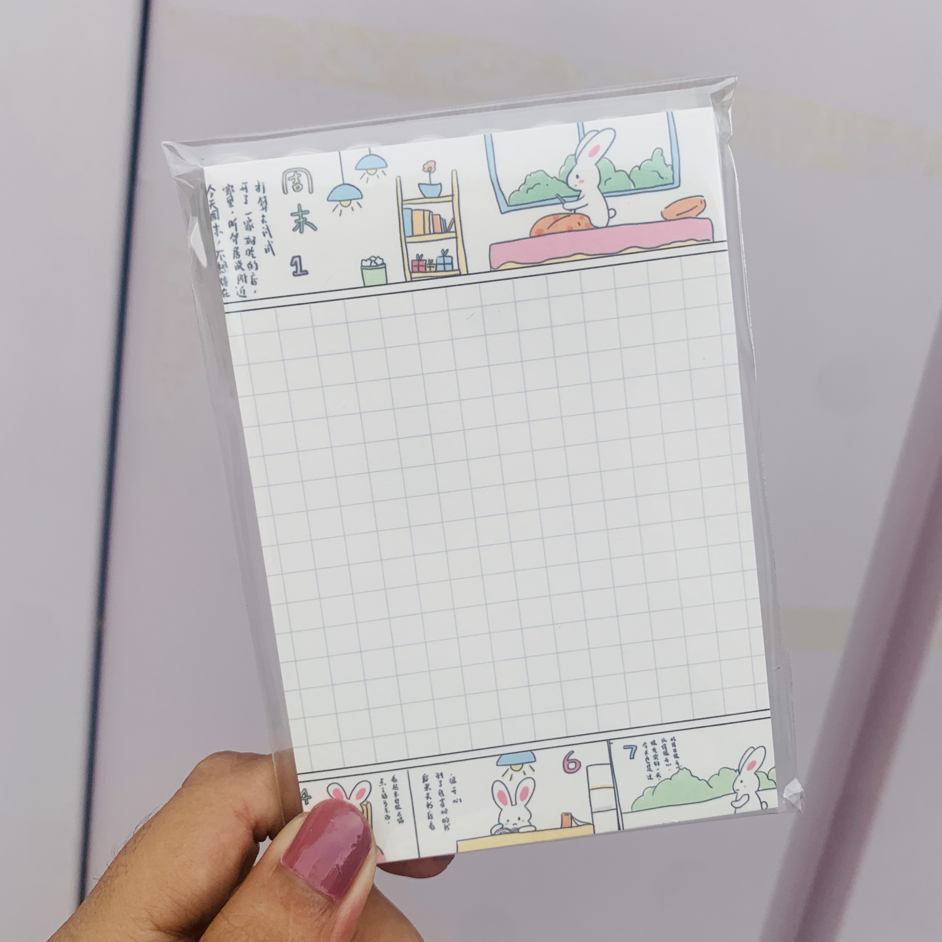 post it coelhinho