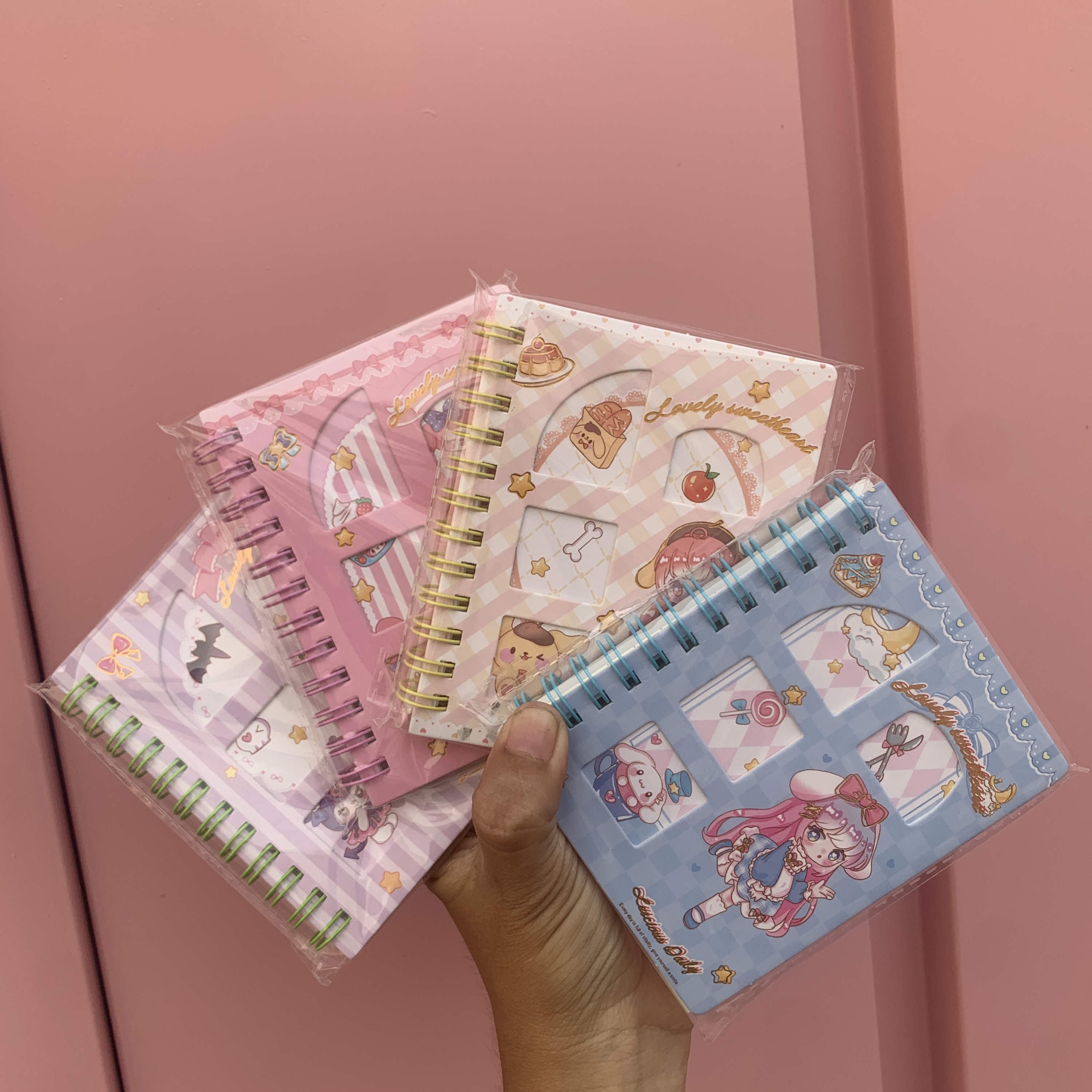 mini caderno de bolsa / bolso