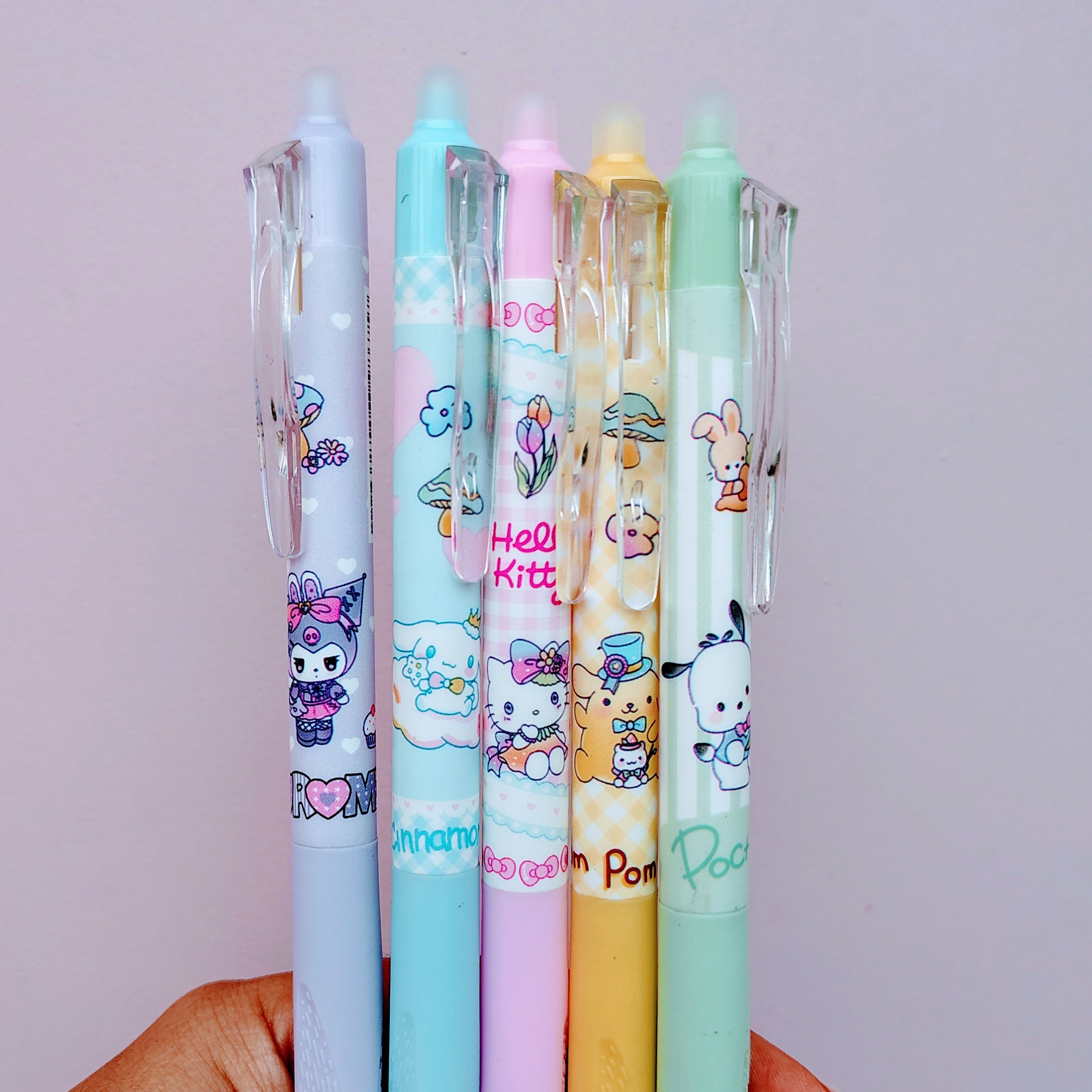 Caneta apagavel turma da hello kitty
