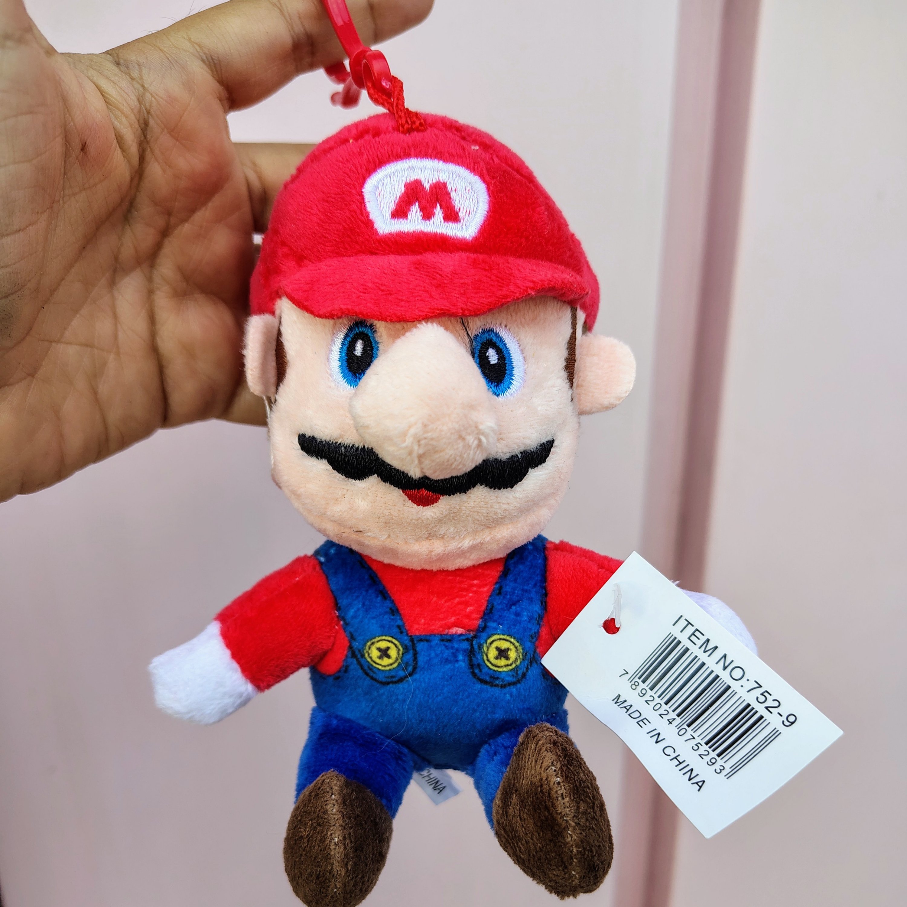 chaveiro pelucia Mario
